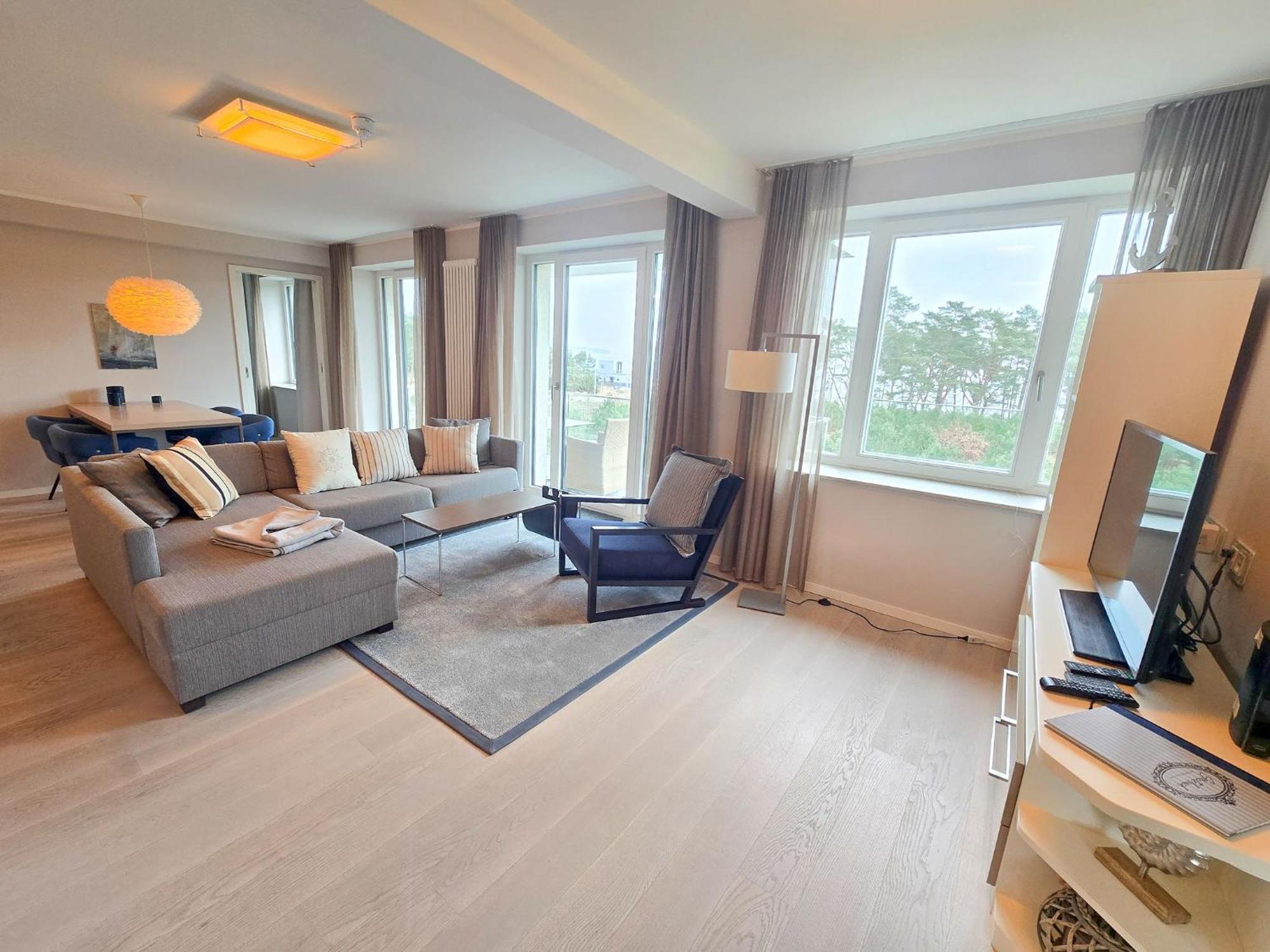 Duenenresidenz Prora - Ferienwohnung Mit Meerblick, 2 Schlafzimmern Und Balkon Np-304 Binz Eksteriør bilde